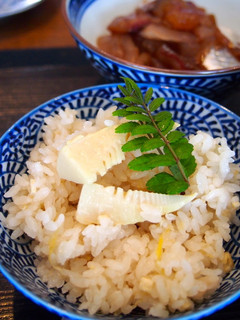 物集女の筍の穂先を使用した贅沢炊込みご飯-レシピのメイン写真