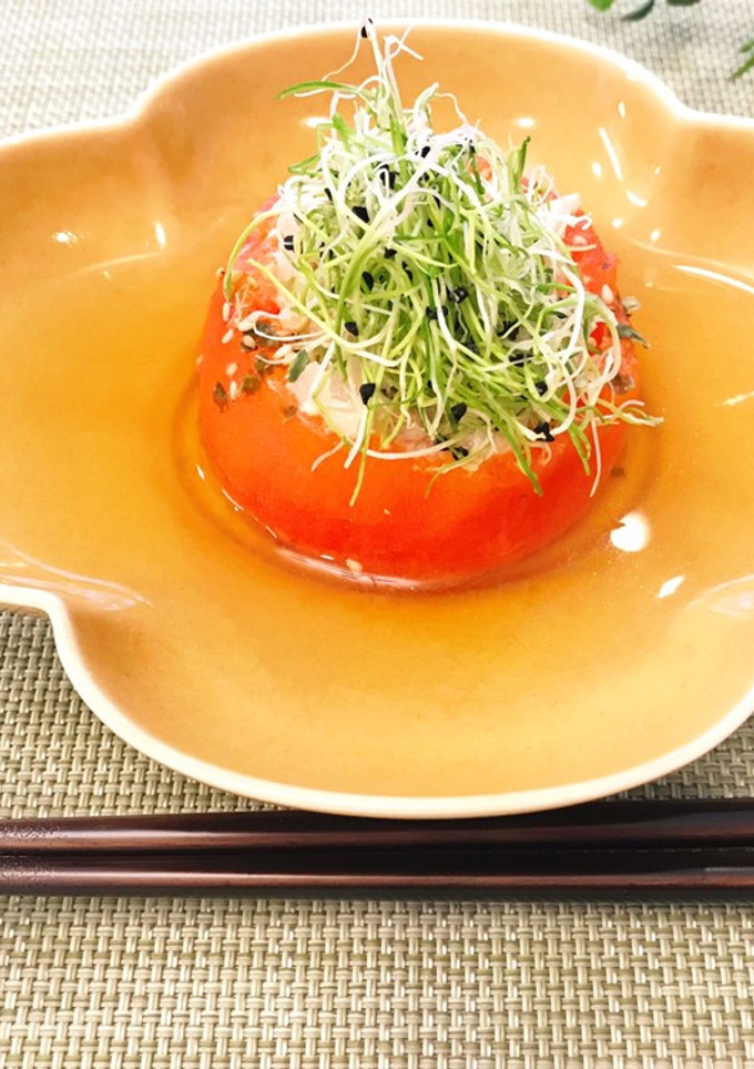 夏の美肌に☆鶏挽肉とトマトのおでん-レシピのメイン写真