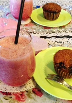 スイカバナナトマトビーツのスムージー♡-レシピのメイン写真