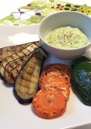 夏野菜のグリル　ずんだソース-レシピのメイン写真