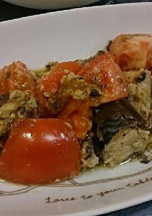 サバ缶とトマトの簡単煮♪-レシピのメイン写真