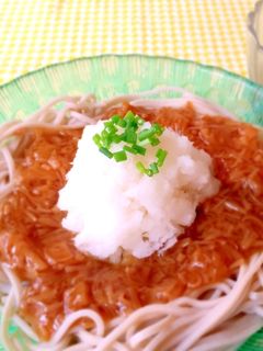 さっぱり☆おろしなめたけそば-レシピのメイン写真