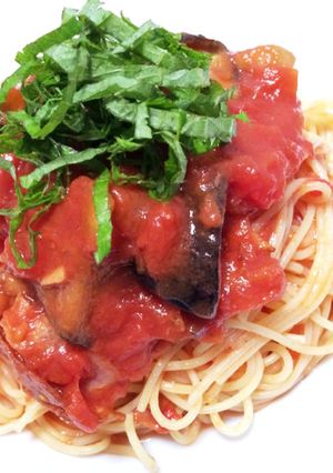 めんつゆで和風冷製トマトパスタ-レシピのメイン写真