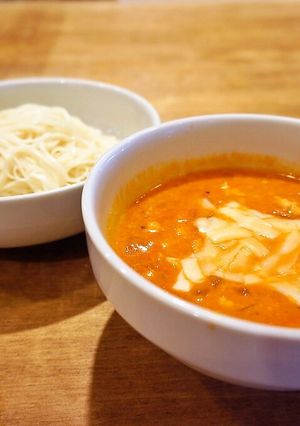 余ったミートソースで豆乳ボロネーゼつけ麺-レシピのメイン写真