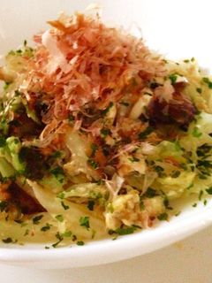キャベツと卵炒めお好み焼き風味-レシピのメイン写真
