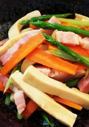 お弁当にも☆高野豆腐の塩炒め-レシピのメイン写真