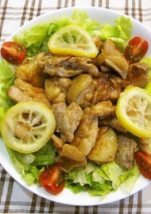 鶏もも肉の塩はちみつレモン焼き-レシピのメイン写真
