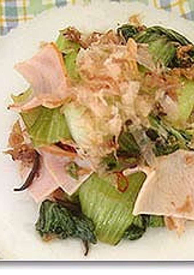 お弁当に簡単一品！ちんげん菜のかつお炒め-レシピのメイン写真