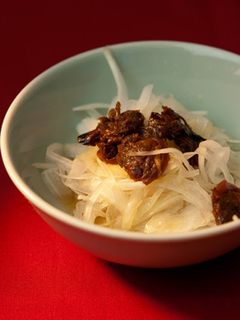 オニオンスライスとあさりの佃煮の酢の物-レシピのメイン写真