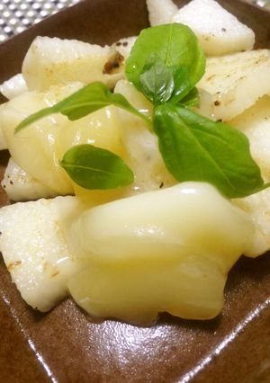 カチョカヴァッロ 山芋 ステーキ風-レシピのメイン写真