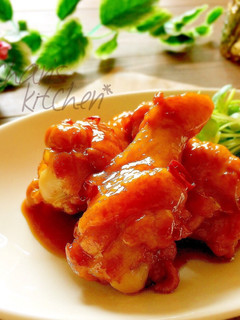 ✿ピリ辛♡手羽元のポン酢照り焼き✿-レシピのメイン写真