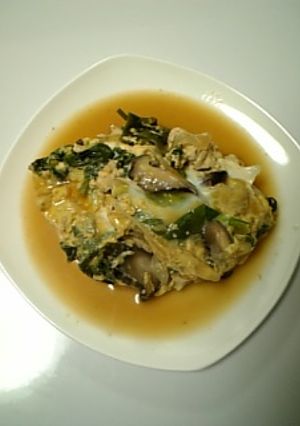 ほうれん草と豆腐の卵とじ-レシピのメイン写真