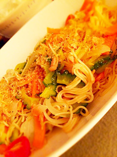 沖縄料理♡ゴーヤ入りそうめんチャンプルー-レシピのメイン写真