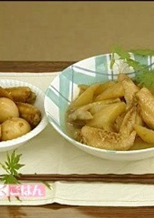 大根と手羽先の甘辛煮-レシピのメイン写真