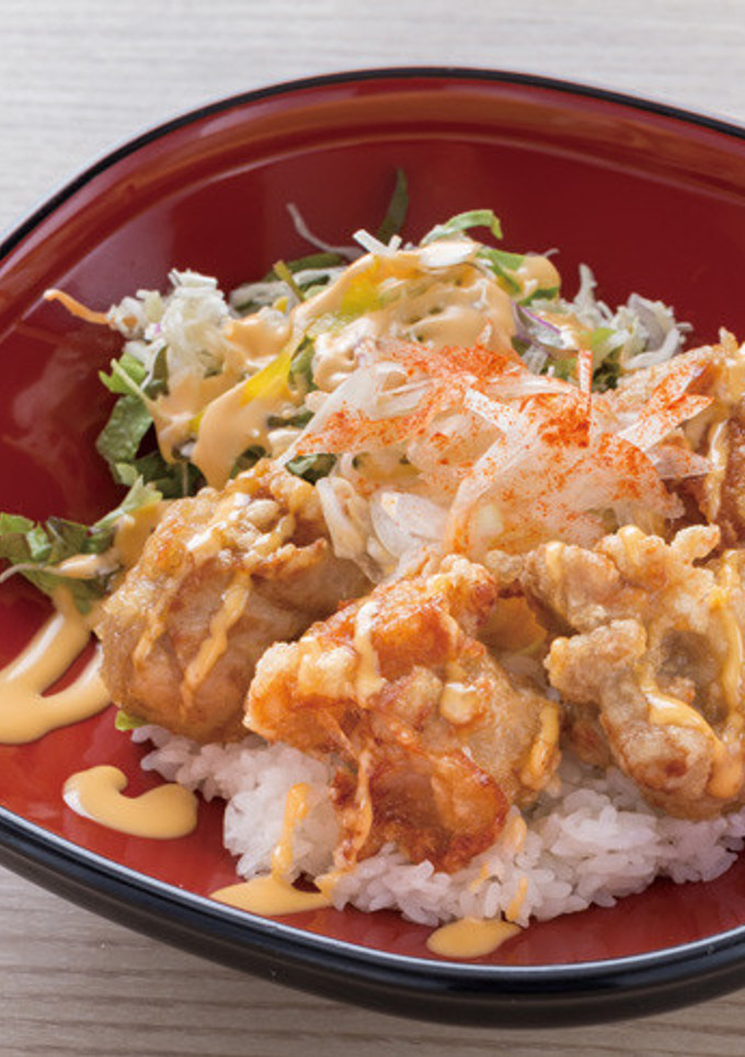 がっつり！マヨ唐揚げ丼-レシピのメイン写真