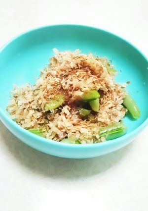 スナップえんどうおかかめんつゆサラダ-レシピのメイン写真