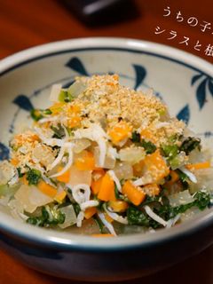 離乳食中期〜後期☆シラスと根菜の出汁煮-レシピのメイン写真