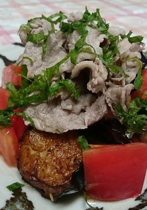 茄子とトマトの冷しゃぶ-レシピのメイン写真
