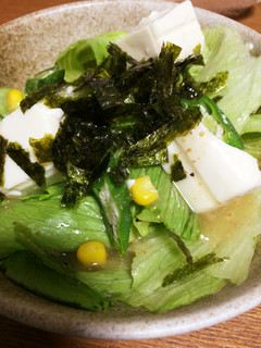 簡単!豆腐サラダ-レシピのメイン写真