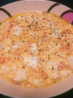 トマトと卵と豆腐ソテー-レシピのメイン写真