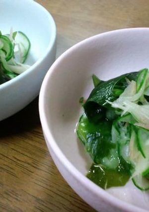 みょうがをプラスで簡単酢の物-レシピのメイン写真