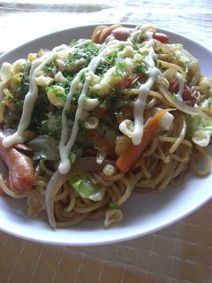 揚げ玉&にんにく入り焼きそば -レシピのメイン写真