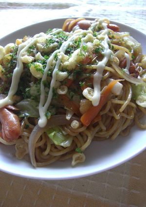 揚げ玉&にんにく入り焼きそば -レシピのメイン写真