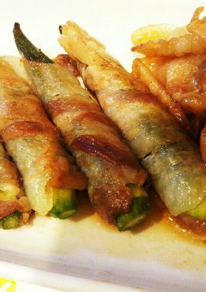 夏の黄金比✨簡単!!オクラ豚肉巻き♪-レシピのメイン写真