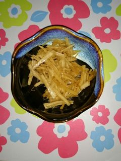 簡単 お弁当おつまみ大根の皮のきんぴら-レシピのメイン写真