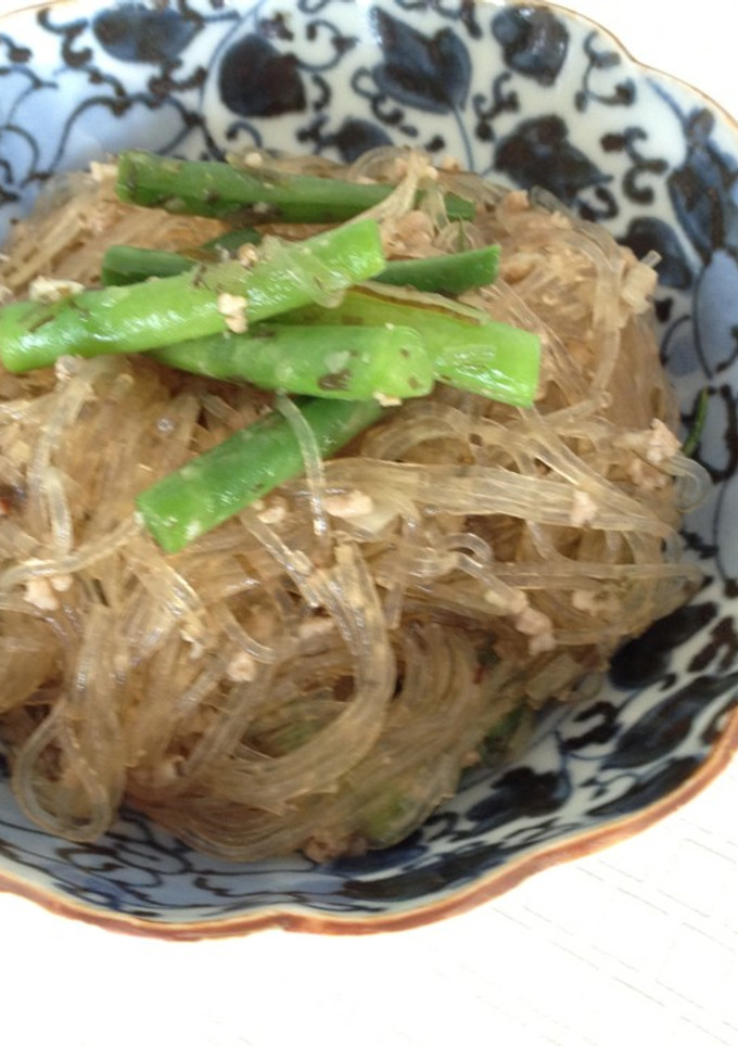 昆布とそぼろの春雨さっと煮-レシピのメイン写真