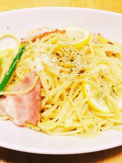 爽やかレモンのクリームパスタ-レシピのメイン写真