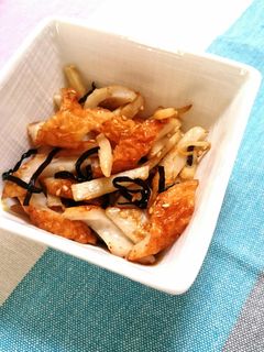 ちくわと新生姜の塩昆布きんぴら-レシピのメイン写真