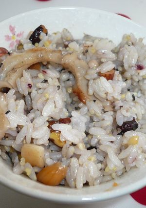 ナッツの炊き込みご飯-レシピのメイン写真