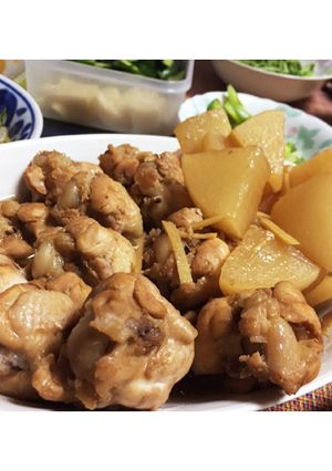 炊飯器で簡単 手羽元の黒酢煮込み-レシピのメイン写真
