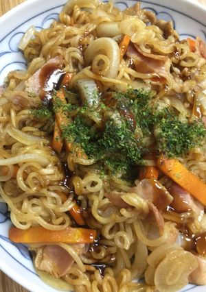 はーとねこ風・日清焼きそば-レシピのメイン写真