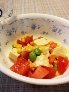 さっぱり☆豆腐とトマトの塩レモンマリネ-レシピのメイン写真