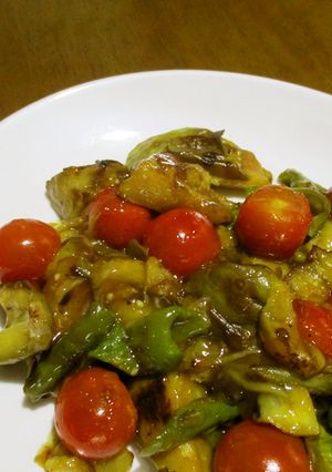 夏野菜の甘酢煮-レシピのメイン写真