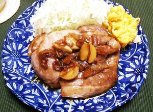 トンカツ用のロース肉でトンテキ-レシピのメイン写真