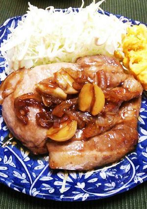 トンカツ用のロース肉でトンテキ-レシピのメイン写真
