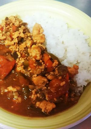 トマトとナスとピーマンの夏野菜カレー-レシピのメイン写真