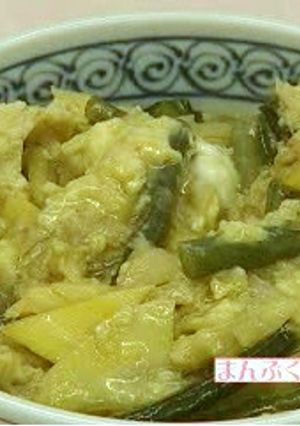 わらびとたけのこの丼-レシピのメイン写真