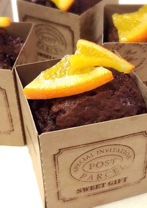 しっっとり♡チョコ&オレンジマフィン-レシピのメイン写真