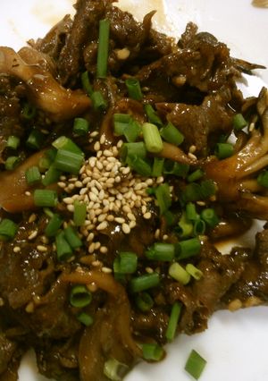 簡単！牛肉と 舞茸の スタミナ 炒め！♫-レシピのメイン写真