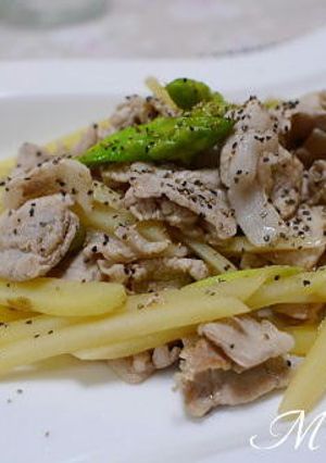 豚肉とじゃがいものポン酢炒め-レシピのメイン写真
