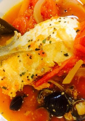 具だくさん♡魚介の美味しいトマトスープ♬-レシピのメイン写真