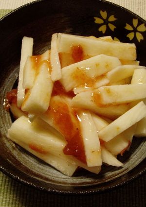 シャキシャキ山芋の梅酢和え-レシピのメイン写真