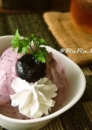 ブルーベリースムージー-レシピのメイン写真