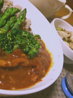 ポークジンジャーカレー-レシピのメイン写真