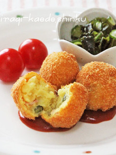 サクッとまめコロ~枝豆ポテトコロッケ~-レシピのメイン写真