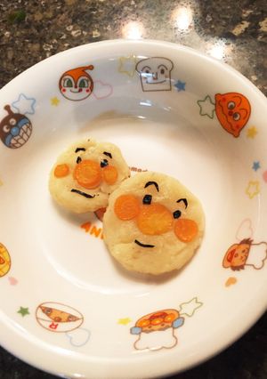 離乳幼児食♡アンパンマンじゃがいもおやき-レシピのメイン写真